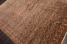 LoomBloom 6'5''x9'7" Beige Hand KnottedTraditional KeysariWool Oriental Area Rug