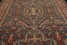 10x14 Blue, Beige Hand Knotted Super Fine Oushak 200 KPSI Wool Oriental Area Rug - Oriental Rug Of Houston