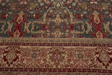 10x14 Blue, Beige Hand Knotted Super Fine Oushak 200 KPSI Wool Oriental Area Rug - Oriental Rug Of Houston