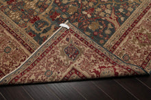 10x14 Blue, Beige Hand Knotted Super Fine Oushak 200 KPSI Wool Oriental Area Rug - Oriental Rug Of Houston