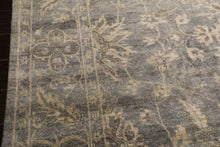 8x10 Gray, Beige, Brown Color Hand Knotted Oushak Wool Transitional Oriental Rug