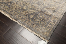 8x10 Gray, Beige, Brown Color Hand Knotted Oushak Wool Transitional Oriental Rug