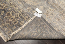 8x10 Gray, Beige, Brown Color Hand Knotted Oushak Wool Transitional Oriental Rug