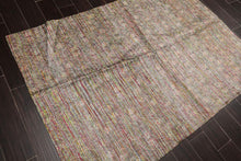 4x6 Brown, Beige Hand Woven 100% Viscose Traditional Oriental Area Rug - Oriental Rug Of Houston