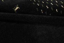 8x11 Black, Ivory, Green Color Hand Knotted Gabbeh Wool Modern & Contemporary Oriental Rug
