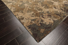 8x10 Beige, Gray, Tan Color Hand Knotted Tibetan Wool Transitional Oriental Rug