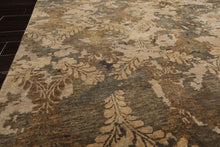 8x10 Beige, Gray, Tan Color Hand Knotted Tibetan Wool Transitional Oriental Rug
