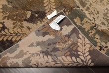 8x10 Beige, Gray, Tan Color Hand Knotted Tibetan Wool Transitional Oriental Rug