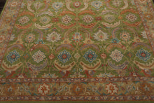 LoomBloom Multi Size Green Hand Tufted Traditional Arts & Crafts Wool Oriental Area Rug