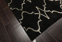 8x10 Charcoal, Gray, Color Hand Loomed Tibetan Wool Modern & Contemporary Oriental Rug