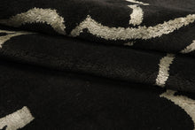8x10 Charcoal, Gray, Color Hand Loomed Tibetan Wool Modern & Contemporary Oriental Rug