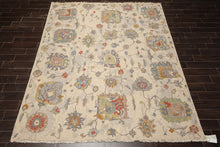 8x10 Beige, Gray, Gold Color Hand Knotted Soumak Wool Traditional Oriental Rug