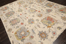 8x10 Beige, Gray, Gold Color Hand Knotted Soumak Wool Traditional Oriental Rug