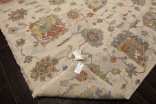 8x10 Beige, Gray, Gold Color Hand Knotted Soumak Wool Traditional Oriental Rug