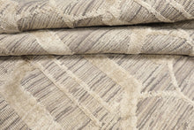 6x9 Gray, Silver, Color Hand Woven Flatweave Wool & Bamboo Silk Modern & Contemporary Oriental Rug