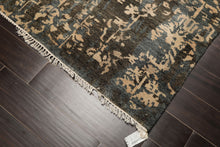 4x6 Olive, Green, Teal Color Hand Knotted Tibetan Wool Modern & Contemporary Oriental Rug