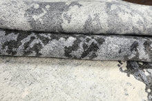 6x9 Ivory, Gray, Graphite Color Hand Knotted Sherpa Wool & Bamboo Silk Modern & Contemporary Oriental Rug