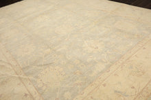 10x14 Mint, Beige, Sage Color Hand Knotted Chobi Peshawar Wool Traditional Oriental Rug