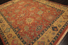 8x10 Rose, Gold, Aqua Color Hand Knotted Soumak Wool Traditional Oriental Rug