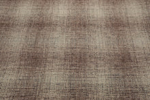 LoomBloom Multi Size Ivory Hand Hooked Modern & Contemporary Plaid Wool Oriental Area Rug