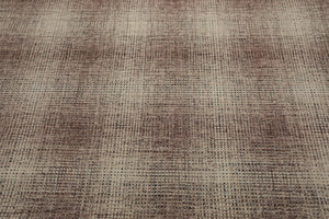 LoomBloom Multi Size Ivory Hand Hooked Modern & Contemporary Plaid Wool Oriental Area Rug