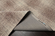 LoomBloom Multi Size Ivory Hand Hooked Modern & Contemporary Plaid Wool Oriental Area Rug