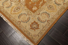 8x10 Caramel, Beige, Taupe Color Hand Knotted Soumak Wool Traditional Oriental Rug