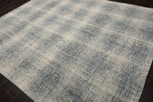 LoomBloom Multi Size Ivory Hand Hooked Modern & Contemporary Plaid Wool Oriental Area Rug
