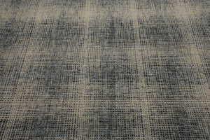 LoomBloom Multi Size Ivory Hand Hooked Modern & Contemporary Plaid Wool Oriental Area Rug