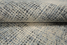 LoomBloom Multi Size Ivory Hand Hooked Modern & Contemporary Plaid Wool Oriental Area Rug