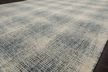 LoomBloom Multi Size Ivory Hand Hooked Modern & Contemporary Plaid Wool Oriental Area Rug