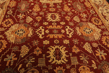 8x10 Rust, Light Gold, Caramel Color Hand Knotted Oushak Wool Traditional Oriental Rug