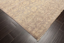 8x10 Taupe, Beige, Color Hand Knotted Chobi Peshawar Wool Transitional Oriental Rug