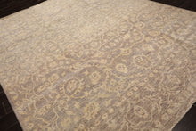 8x10 Taupe, Beige, Color Hand Knotted Chobi Peshawar Wool Transitional Oriental Rug