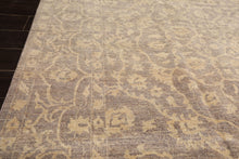 8x10 Taupe, Beige, Color Hand Knotted Chobi Peshawar Wool Transitional Oriental Rug