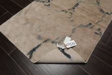 3x5 Beige, Gray, Slate Color Hand Knotted Tibetan Bamboo Silk Modern Oriental Rug