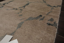 3x5 Beige, Gray, Slate Color Hand Knotted Tibetan Bamboo Silk Modern Oriental Rug