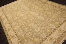8x10 Lime, Beige, Mocha Color Hand Knotted Soumak Wool Traditional Oriental Rug