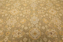 8x10 Lime, Beige, Mocha Color Hand Knotted Soumak Wool Traditional Oriental Rug