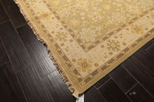 8x10 Lime, Beige, Mocha Color Hand Knotted Soumak Wool Traditional Oriental Rug