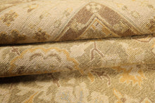 8x10 Lime, Beige, Mocha Color Hand Knotted Soumak Wool Traditional Oriental Rug