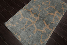 3x5 Blue, Baige, Slate Color Hand Knotted Tibetan Wool Modern Oriental Rug