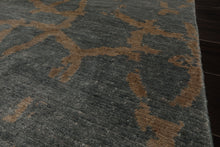 3x5 Blue, Baige, Slate Color Hand Knotted Tibetan Wool Modern Oriental Rug