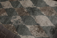 3x5 Gray, Brown, Color Hand Knotted Tibetan Bamboo Silk Modern & Contemporary Oriental Rug