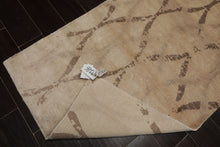 3x5 Tan, Brown, Beige Color Hand Knotted Tibetan Bamboo Silk Modern Oriental Rug