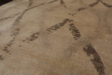 3x5 Tan, Brown, Beige Color Hand Knotted Tibetan Bamboo Silk Modern Oriental Rug
