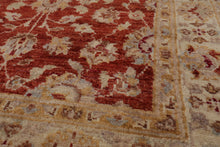 3x5 Rust, Ivory, Beige Color Hand Knotted Peshawar Wool Traditional Oriental Rug