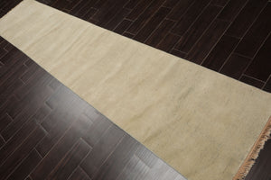 Runner Pale Mint, , Color Hand Knotted Tibetan Wool Modern & Contemporary Oriental Rug