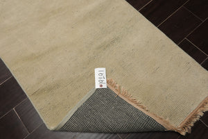 Runner Pale Mint, , Color Hand Knotted Tibetan Wool Modern & Contemporary Oriental Rug