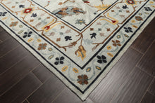 8x10 Blue, Light Gold, Blush Color Hand Knotted Tibetan New Zealand Wool Traditional Oriental Rug